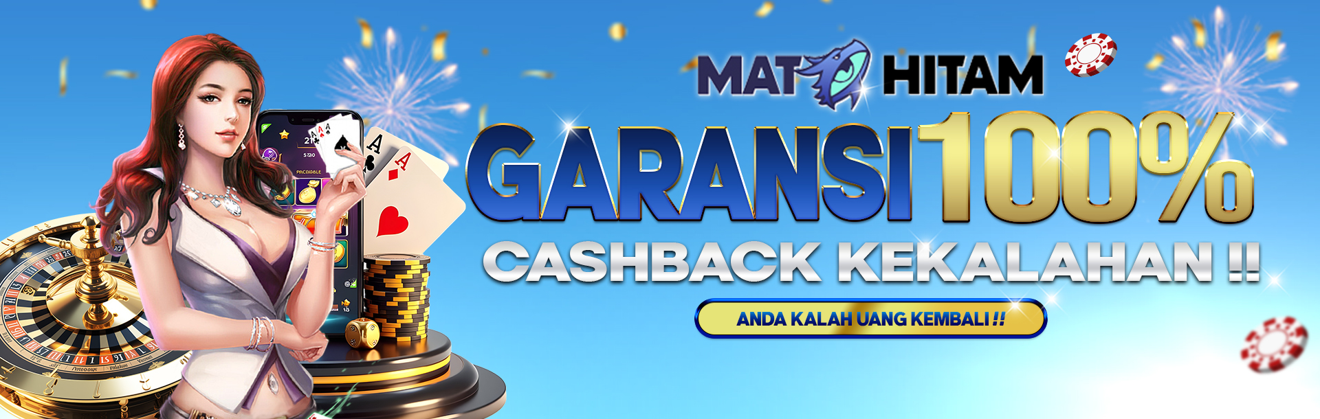 GARANSI CASHBACK KEKALAHAN 100%