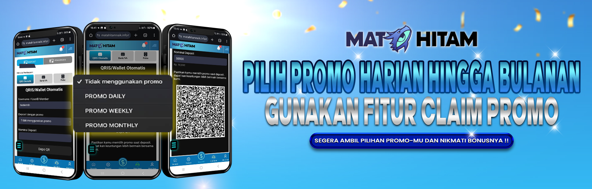 PROMO HARIAN MINGGUAN HINGGA BULANAN	