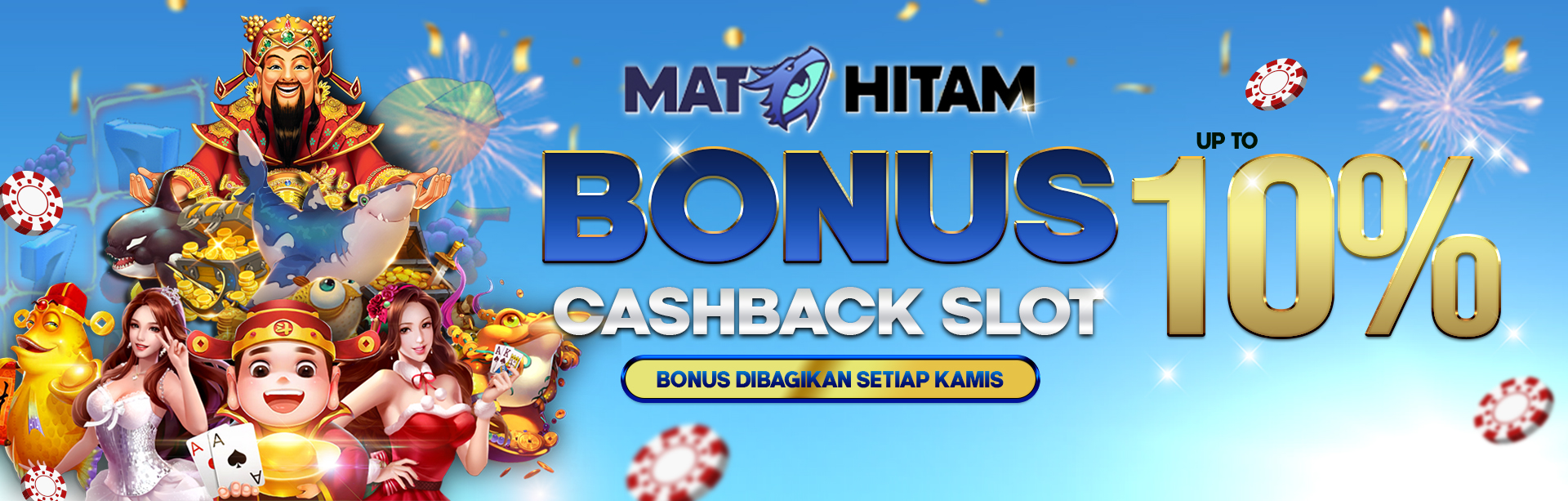 BONUS CASHBACK SLOT UP TO 10%