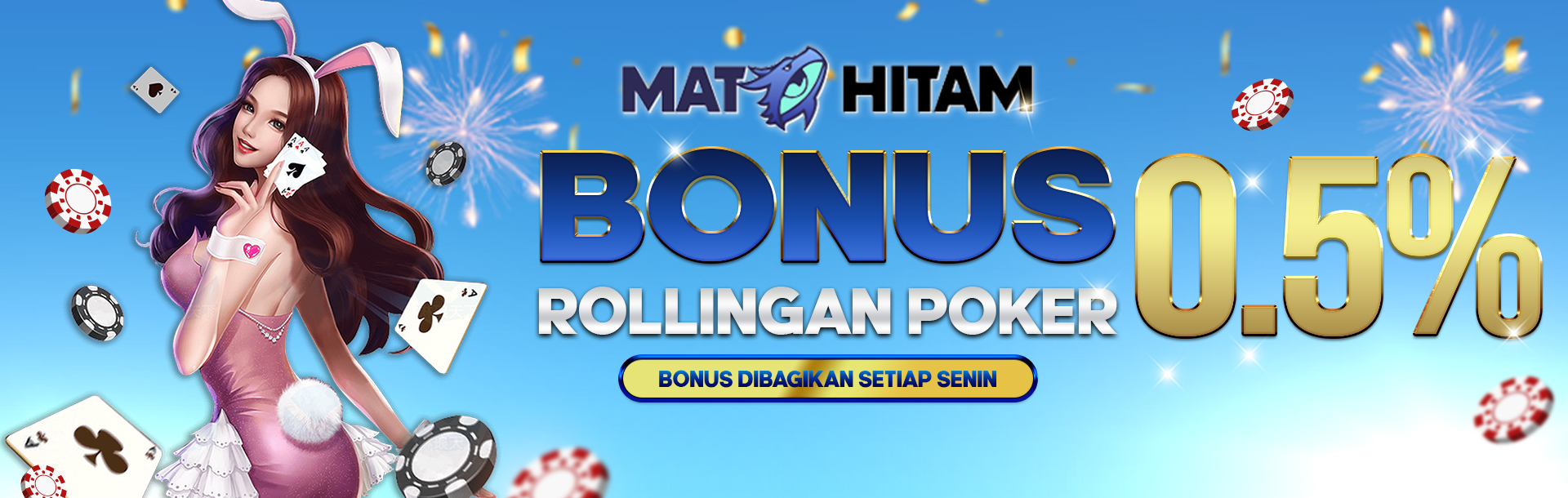 BONUS ROLLINGAN POKER 0.5%