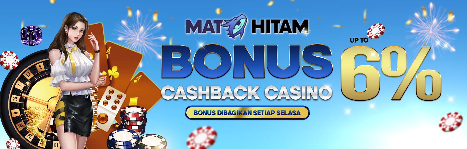 BONUS CASHBACK CASINO UP TO 6%