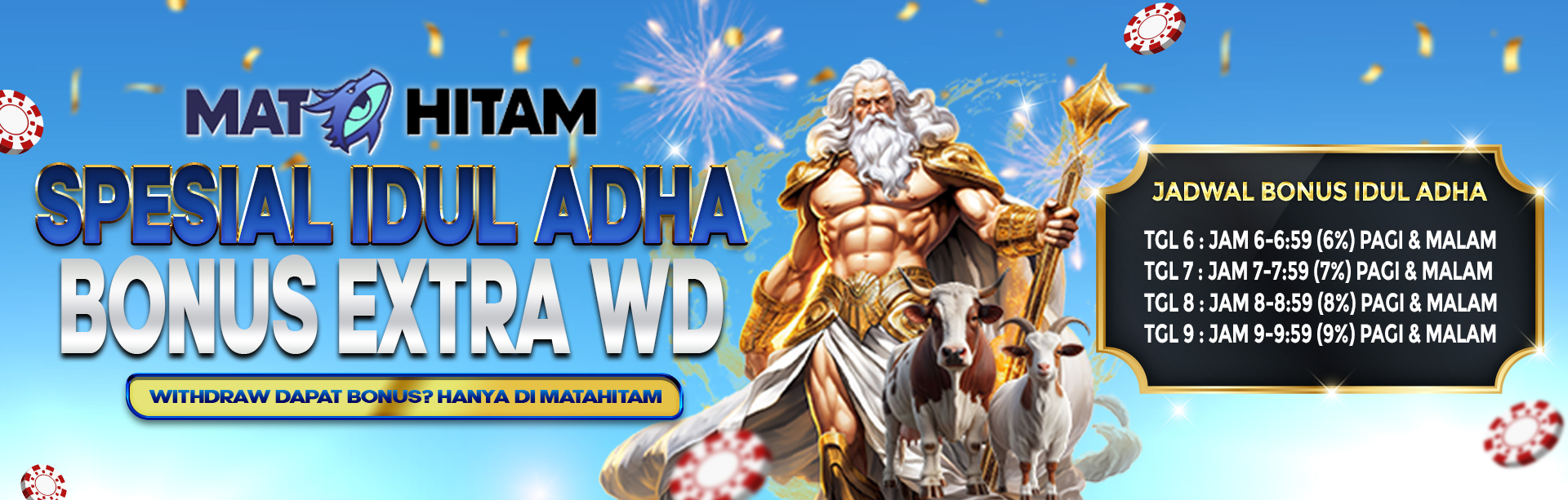 BONUS EXTRA WITHDRAW SPESIAL IDUL ADHA