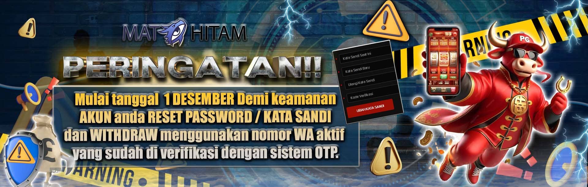 WARNING MATAHITAM