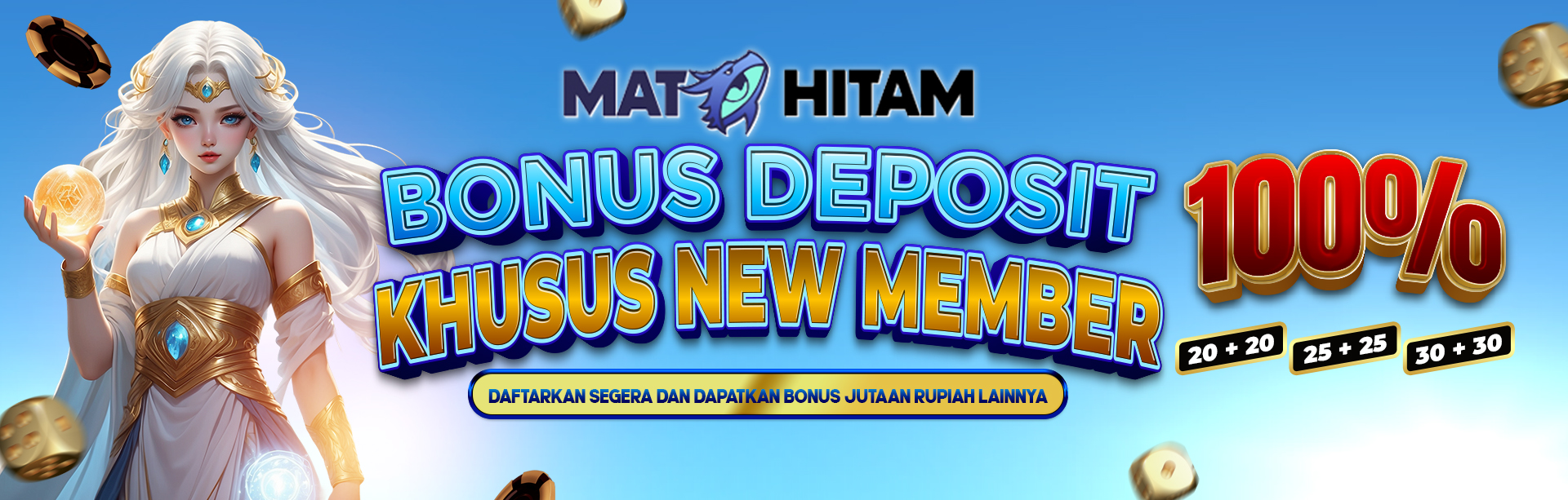 BONUS NEW MEMBER 100%