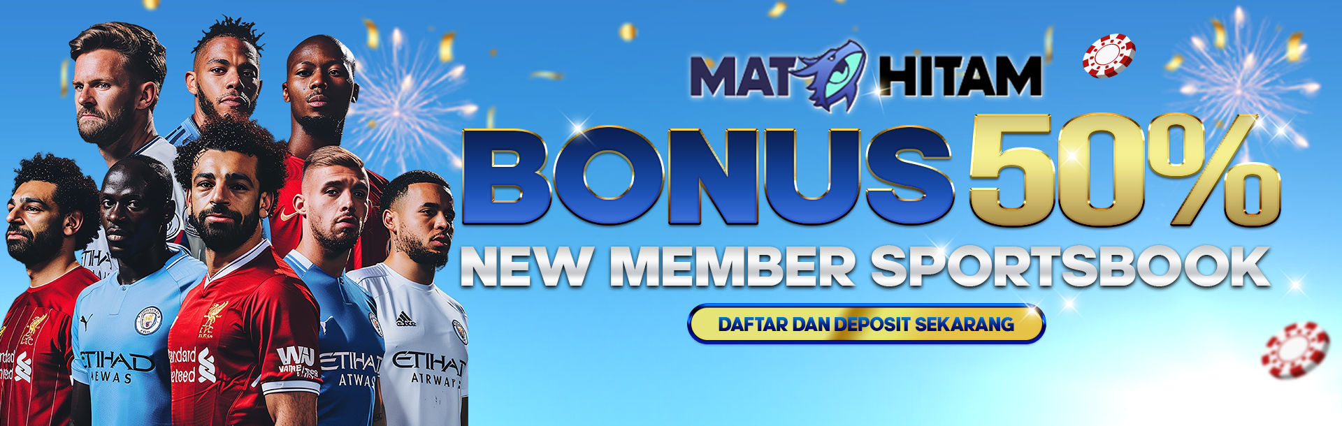 BONUS NEW MEMBER SPORTSBOOK 50%