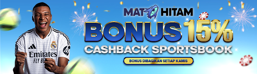 BONUS CASHBACK MINGGUAN SPORTSBOOK UP TO 15%